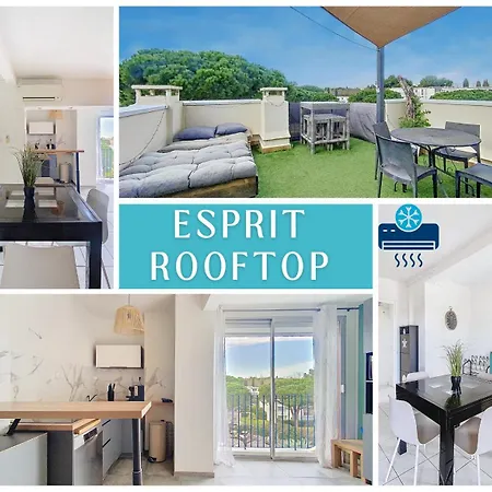 L'esprit Rooftop - Speciale Nouvel - Proche Du Ponant & - Parking & Climatisation L Linge De Maison & Wifi Inclus Appartement